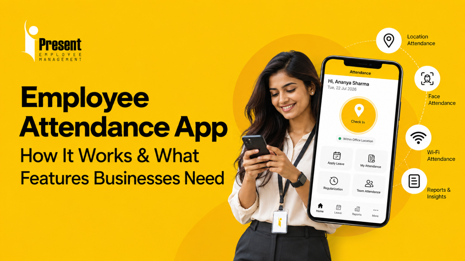 Employee Attendance App - iPresent